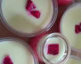 Foto langkah ke 6 dari resep Puding Vla Susu Buah Naga.