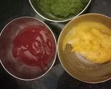 A picture of step 3 of Traffic light sandwich.