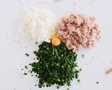 Foto del paso 2 de la receta: Albóndigas de Pavo con Espinacas en salsa de Calabaza
