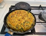 Foto del paso 7 de la receta: Tortilla de arroz y espinacas