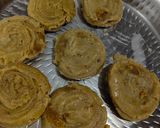 A picture of step 8 of Spiral Baati with Dal.
