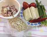 Hình bước làm 1 của món Canh xương đậu phụ