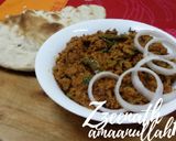 A picture of step 3 of Dum Ka Kheema Pav.