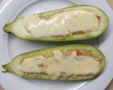 Foto del paso 6 de la receta: Zucchinis rellenos saludables