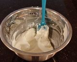 A picture of step 6 of No Bake Triple Chocolate Cheesecake.
