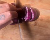 Foto del paso 2 de la receta: Guiso de Col morado con carne vegetariano o vegano