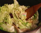 高麗菜麻油鮮蝦煮的食譜步驟7照片