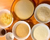 A picture of step 3 of Basbousa.