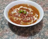 A picture of step 7 of Rajma masala.