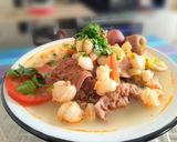 Foto del paso 2 de la receta: Caldo de mote o patasca con verduras