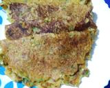 A picture of step 4 of મેગી નૂડલ્સ વેજ ઓમલેટ.