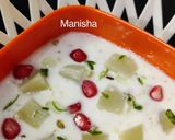 A picture of step 7 of Sweet Potato Raita.