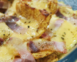 Foto del paso 6 de la receta: Nachos con panceta y salsa cheddar casera