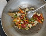 સેઝવાન પુલાવ (Schezwan Pulao Recipe In Gujarati) રેસીપી સ્ટેપ4ફોટો