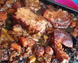 Pas rețetă Carne de porc, vită și piept de curcan în folie la cuptor 12 fotografie