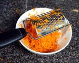 A picture of step 2 of Carrot Rice.