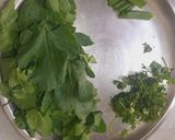 A picture of step 1 of Radish Leaves Chutney.