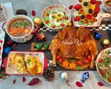 Hình bước làm 9 của món Bữa tiệc Giáng Sinh nhiều màu sắc