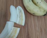 A picture of step 1 of Pazham Pori ripe banana fritters.