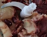 Foto del paso 3 de la receta: Los frijoles más cremosos 🫘 Porotos colorados con crema de vegetales de temporada