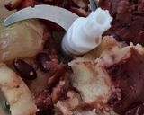 Foto del paso 3 de la receta: Los frijoles más cremosos 🫘 Porotos colorados con crema de vegetales de temporada