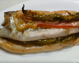 Foto del paso 4 de la receta: Trucha asada con bacon y pimiento