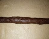 A picture of step 3 of Chocolate rolled butter cookies.