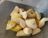 A picture of step 4 of Authentic Kimchi; make with Kimchi crews!.