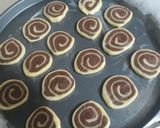 A picture of step 9 of Marble biscuits.