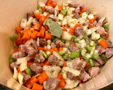 A picture of step 2 of Simple Cabbage & Bean Soup with Pork.