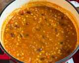 A picture of step 5 of One Pot Autumn Chili Soup.