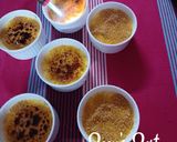 A picture of step 3 of Coconut Custard Creme Brulee.
