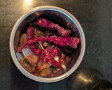 A picture of step 2 of Kashmiri Dum Aloo.