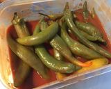 Une image de l'étape 5 de Piments verts marocains à la tomate,citron et persil.