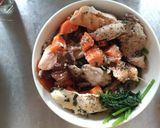 Oak的食驗室~鹽烤鮭魚+里肌肉+雞胸肉的食譜步驟5照片