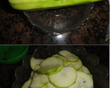 Foto del paso 1 de la receta: Pastel de calabacín y espárragos trigueros en microondas