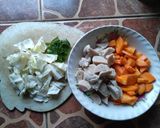 Foto langkah ke 1 dari resep Orak-arik bakso sayur.