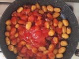 Ñoquis con chorizo