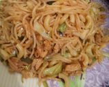 A picture of step 4 of Chicken and vegi Pasta.