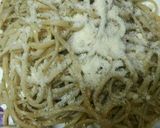 A picture of step 7 of Layered Linguine.