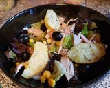 Foto del paso 8 de la receta: Ensalada con patata crujiente y aguacate