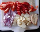 Foto langkah ke 1 dari resep Tumis Terong Jamur Kuping.