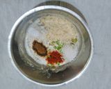 A picture of step 4 of Baghara baigan raita.