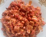 Foto langkah ke 4 dari resep Sambal Merah kacang Tanah, Teri dan Tempe.