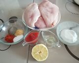 Pas rețetă Frigărui la cuptor cu cartofi la cuptor și sos de maioneză cu usturoi 1 fotografie