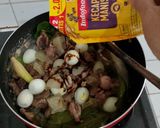 Foto langkah ke 7 dari resep Oseng Kikil, Ati Ampela Ayam, dan Telur Puyuh.