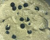 A picture of step 3 of Blueberry banana pancakes - vegan.