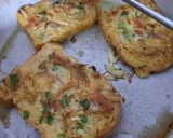 A picture of step 3 of Omlate Bread 🍞 my fvrt healthy breakfast 😋.
