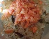 A picture of step 3 of Navratan dal.