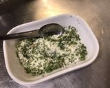 Une image de l'étape 11 de Soupe de homard pommes de terre et poivrons au persil et parmesan.